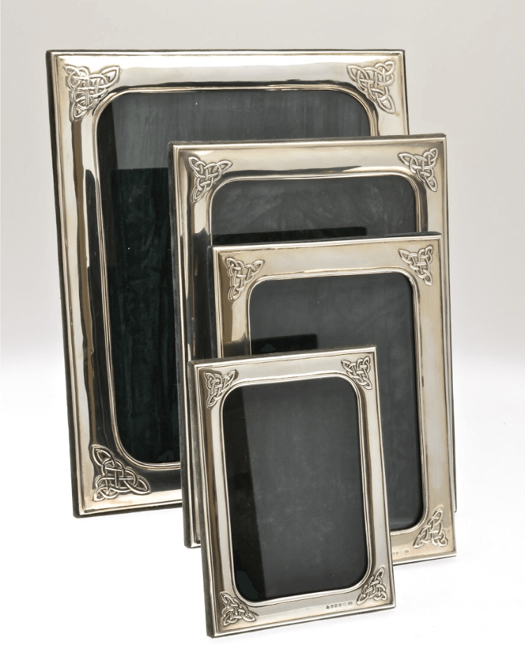 selection of silver frames